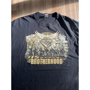 Harley-Davidson Shirt Mens 2XL 115 Years Brotherhood Cincinnati Motorcycle 2017